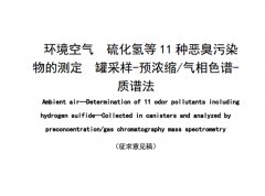 恶臭污染物,大气预浓缩系统